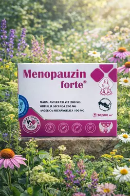 BAD Menopauzin forte 500mg 40 dona ayollar salomatligi uchun kapsula